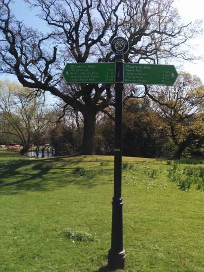 Springfield Park Wegweiser