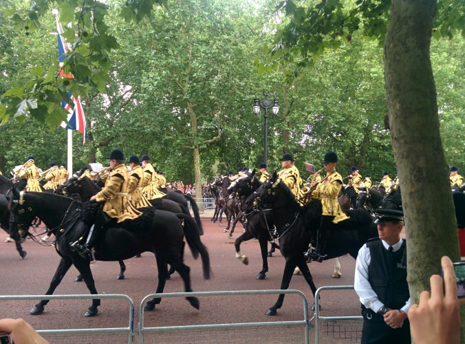 Trooping 2014 horses