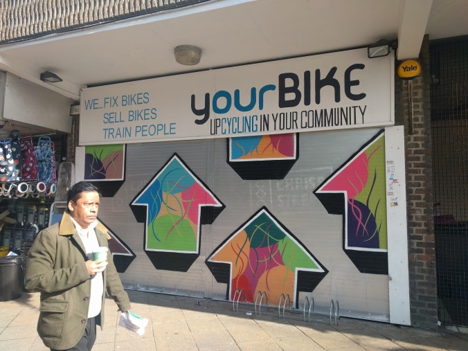 Street Art in Chrisp Market (by Above)